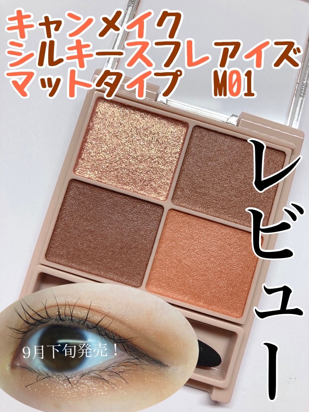 シルキースフレアイズ(マットタイプ)/キャンメイク/アイシャドウパレットを使ったクチコミ(1枚目)
