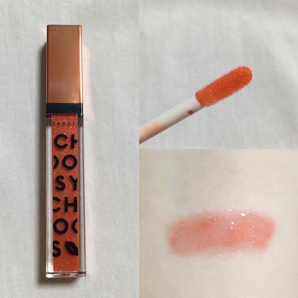 プランプカラーリップ 03チェリーピンク/CHOOSY/リップグロスを使ったクチコミ（2枚目）