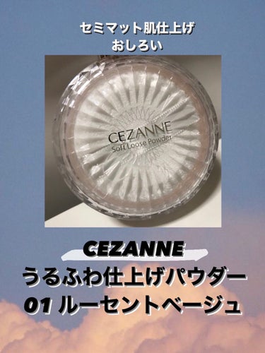 うるふわ仕上げパウダー/CEZANNE/ルースパウダーを使ったクチコミ（1枚目）