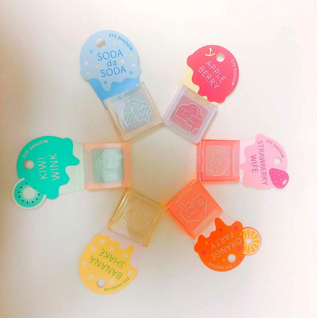 アイシャドウ ソーダソーダ/アイスクリームパーラー コスメティクス/単色アイシャドウを使ったクチコミ（1枚目）
