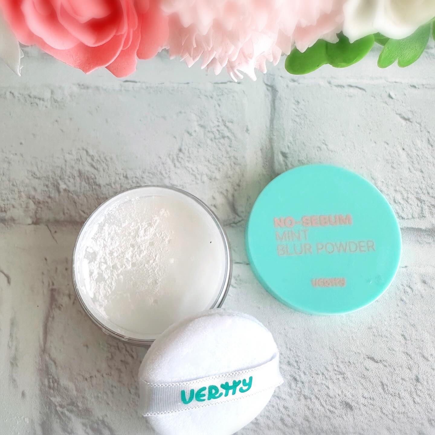 ノーセバムミントブラーパウダー /Vertty/ルースパウダーを使ったクチコミ（2枚目）