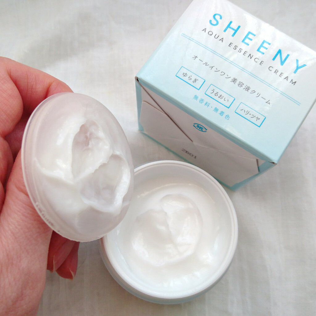 アクアエッセンスクリーム/SHEENY/フェイスクリームを使ったクチコミ（2枚目）