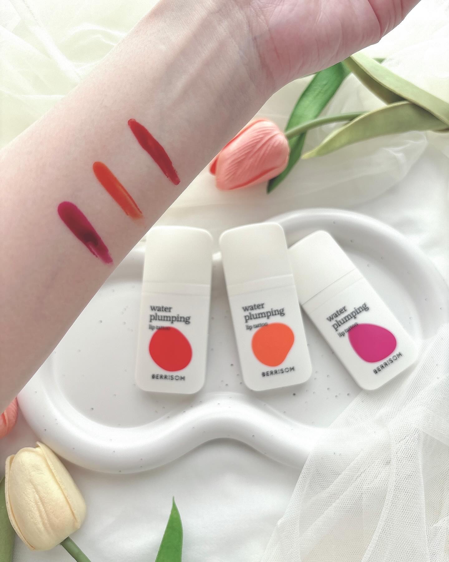 ウォータープランピング リップタトゥー/ベリサム/口紅を使ったクチコミ（3枚目）