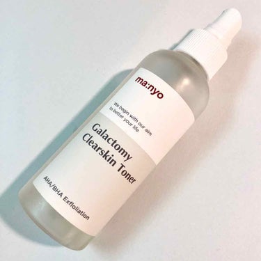 manyo factory
Garactomy Clearskin Toner
150ml ¥2299

マニョファクトリー
ガラクトミークリアスキントナー

マニョは韓国のスキンケアブランドで本国では