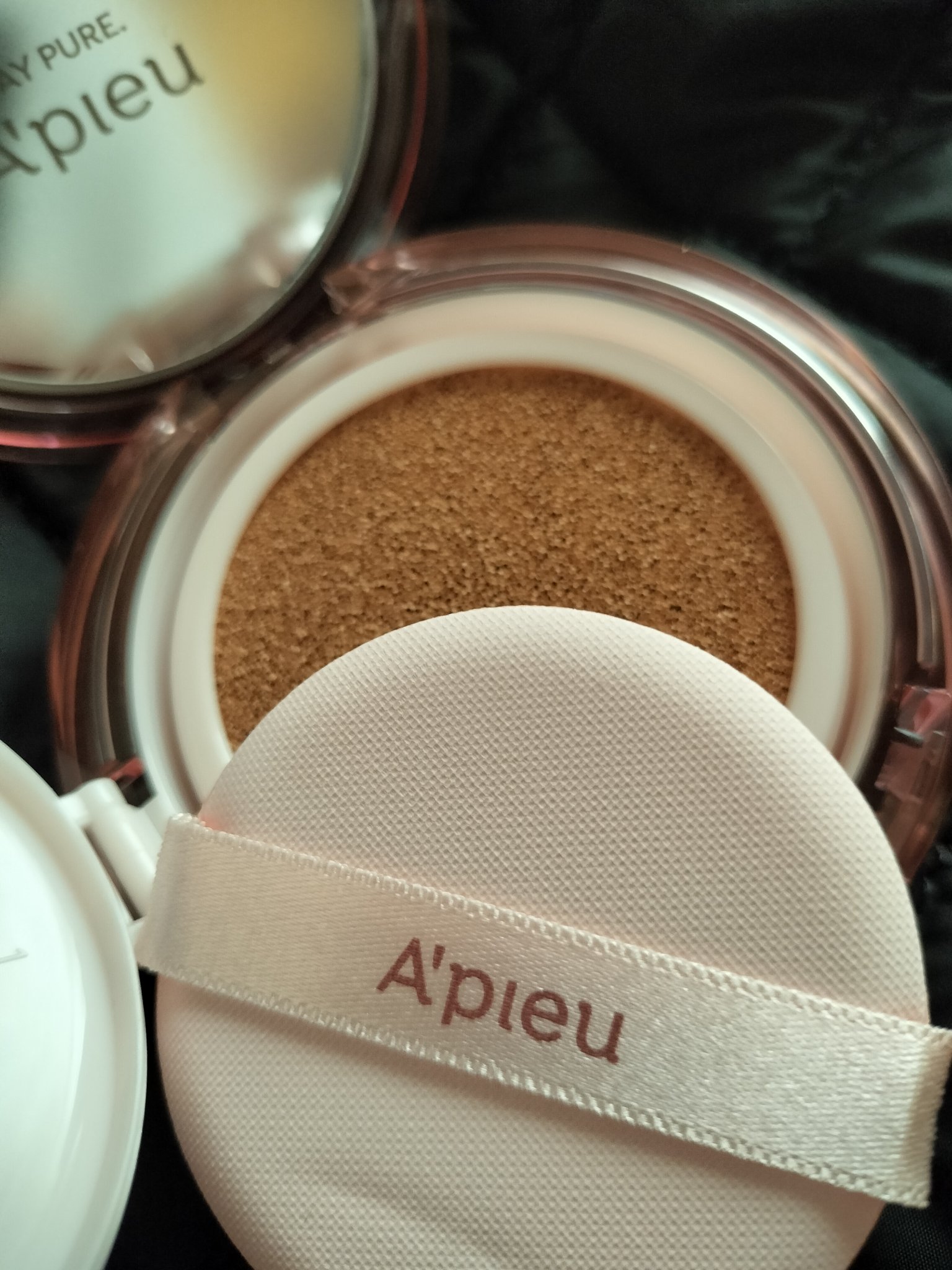 スキンケア ウォーターロッククッション　/A’pieu/クッションファンデーションを使ったクチコミ（2枚目）