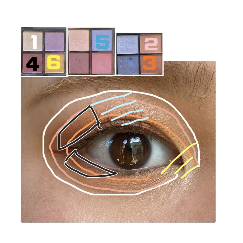 アイプランナーパレット/excel/アイシャドウパレットを使ったクチコミ（2枚目）