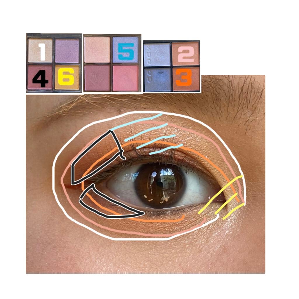 アイプランナーパレット/excel/アイシャドウパレットを使ったクチコミ(2枚目)