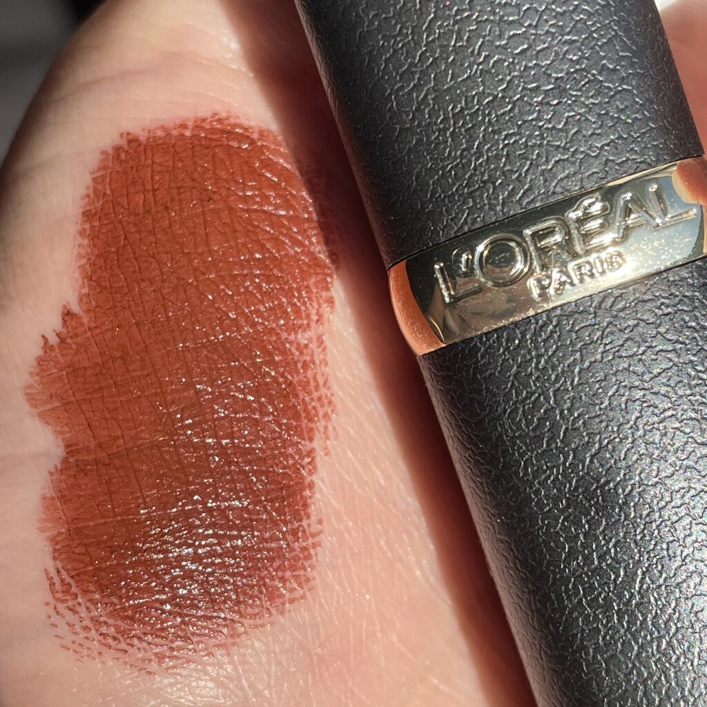 カラーリッシュモイストマットN 217 ブラッディメアリー/ロレアル パリ/口紅を使ったクチコミ（1枚目）