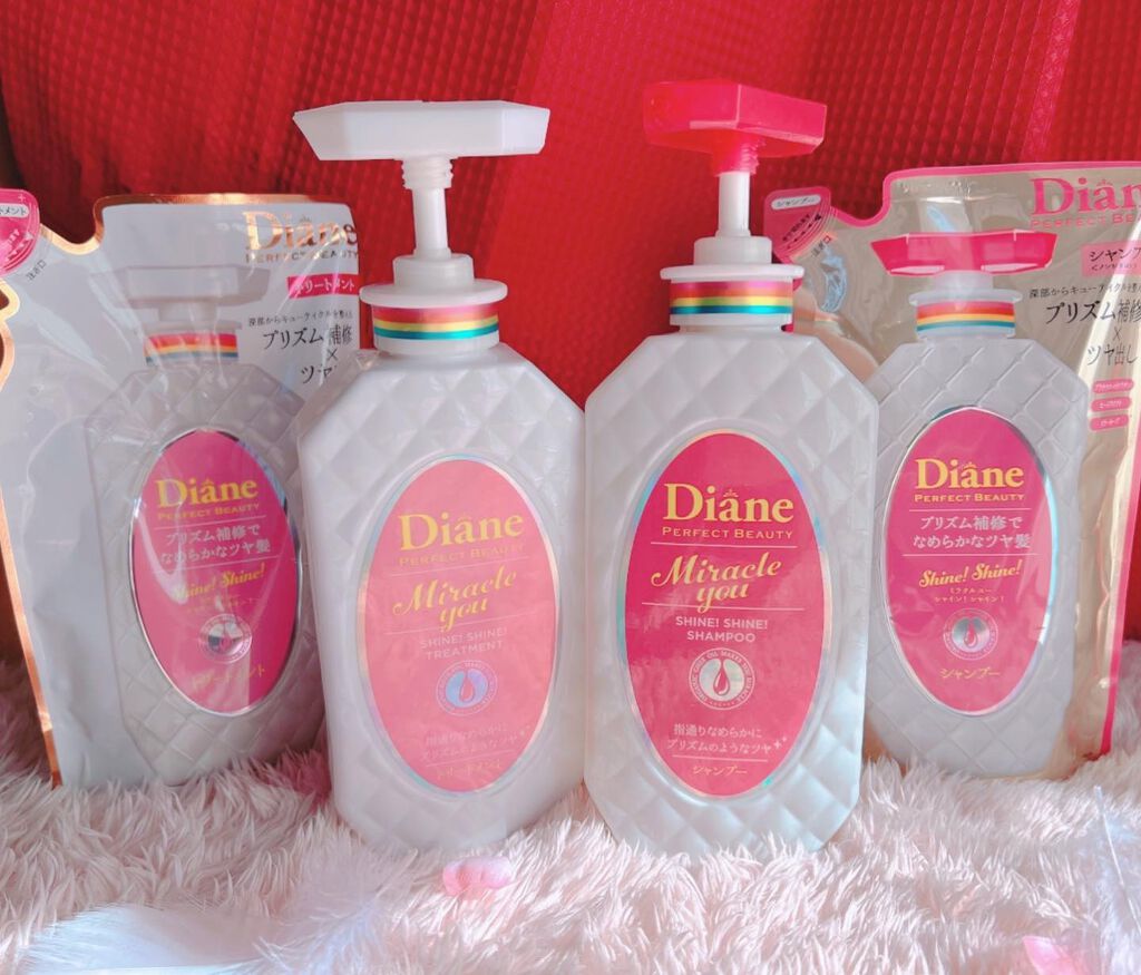 シャインシャイン/シャンプー&トリートメント/ダイアン/市販シャンプーを使ったクチコミ(1枚目)
