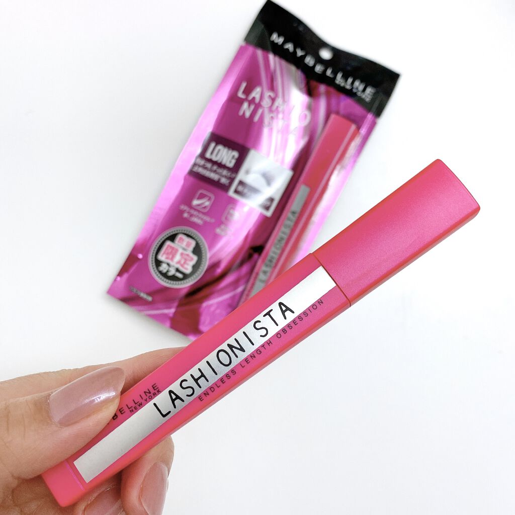 ラッシュニスタ N 04 チェリーブラック/MAYBELLINE NEW YORK/マスカラを使ったクチコミ（2枚目）