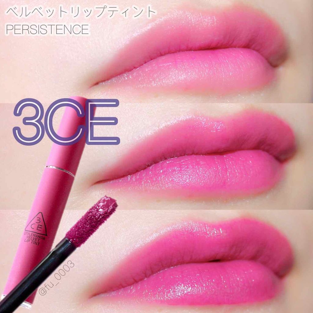3CE ベルベット リップティント/3CE/リップティントを使ったクチコミ（1枚目）