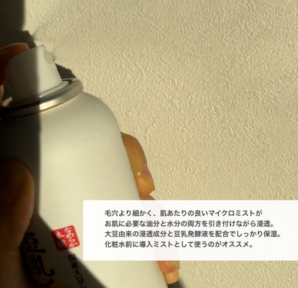 なめらか本舗 マイクロミスト化粧水 NC/なめらか本舗/ミスト状化粧水を使ったクチコミ(2枚目)