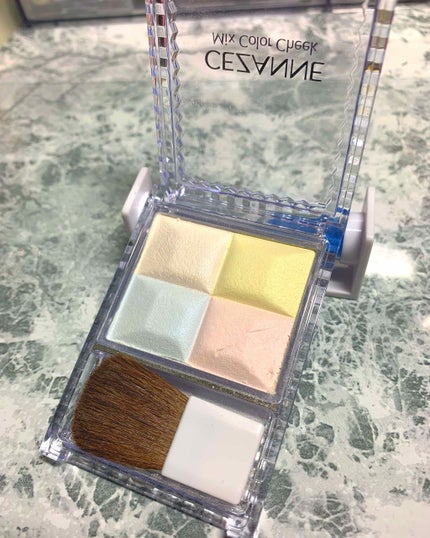 ミックスカラーチーク/CEZANNE/パウダーチークを使ったクチコミ(2枚目)