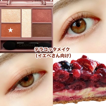 パーフェクトスタイリストアイズ/キャンメイク/アイシャドウパレットを使ったクチコミ(5枚目)