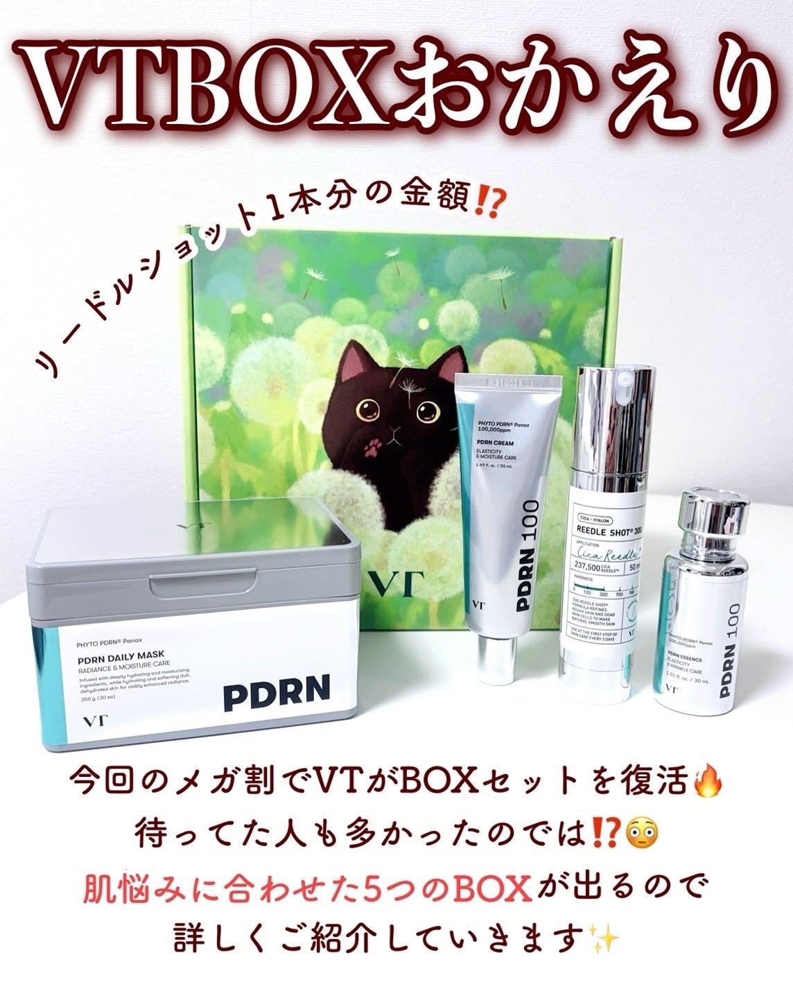 PDRN 保湿発光セット/VT/その他スキンケアを使ったクチコミ(2枚目)