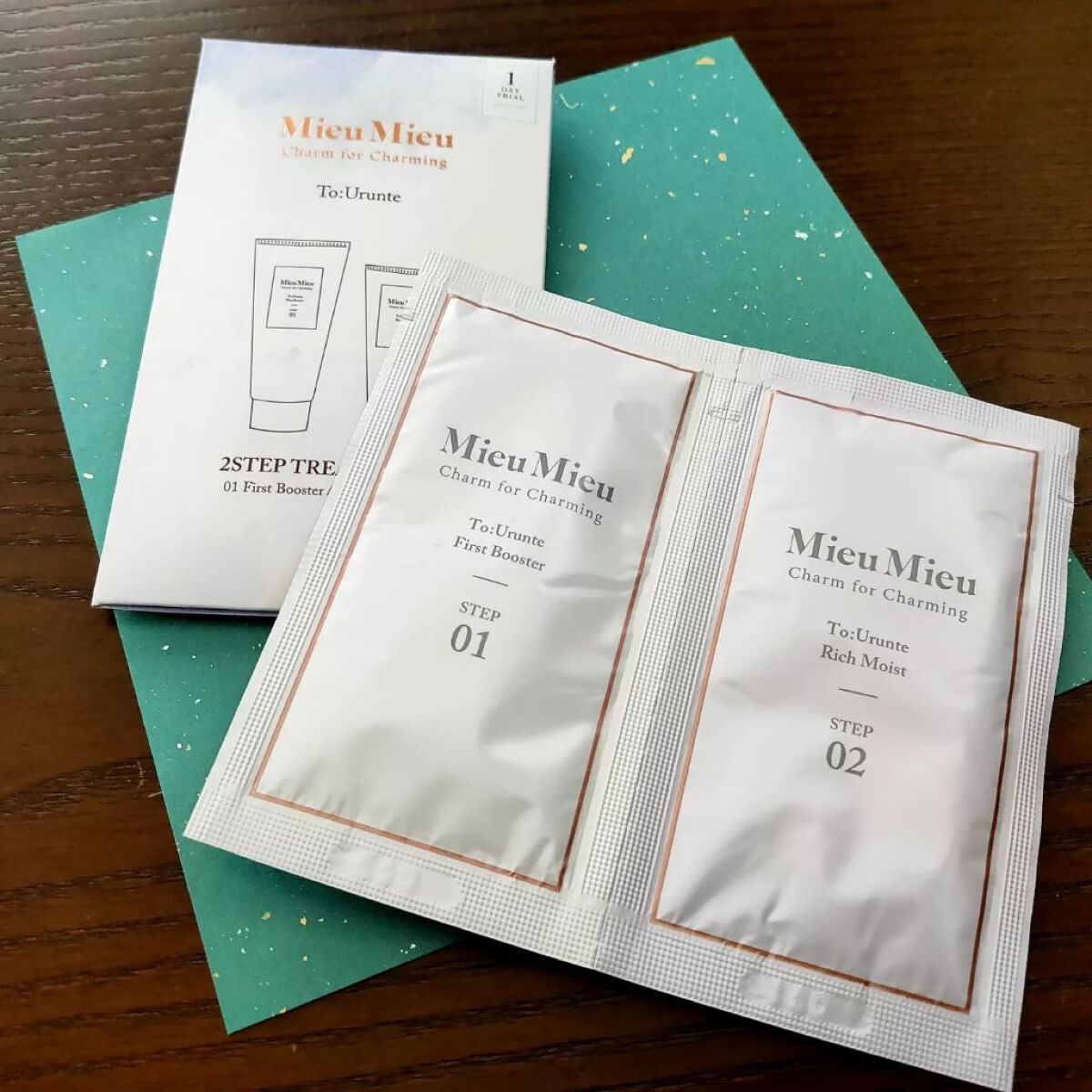 とぅるんて ファーストブースター/MieuMieu/洗い流すヘアトリートメントを使ったクチコミ（2枚目）