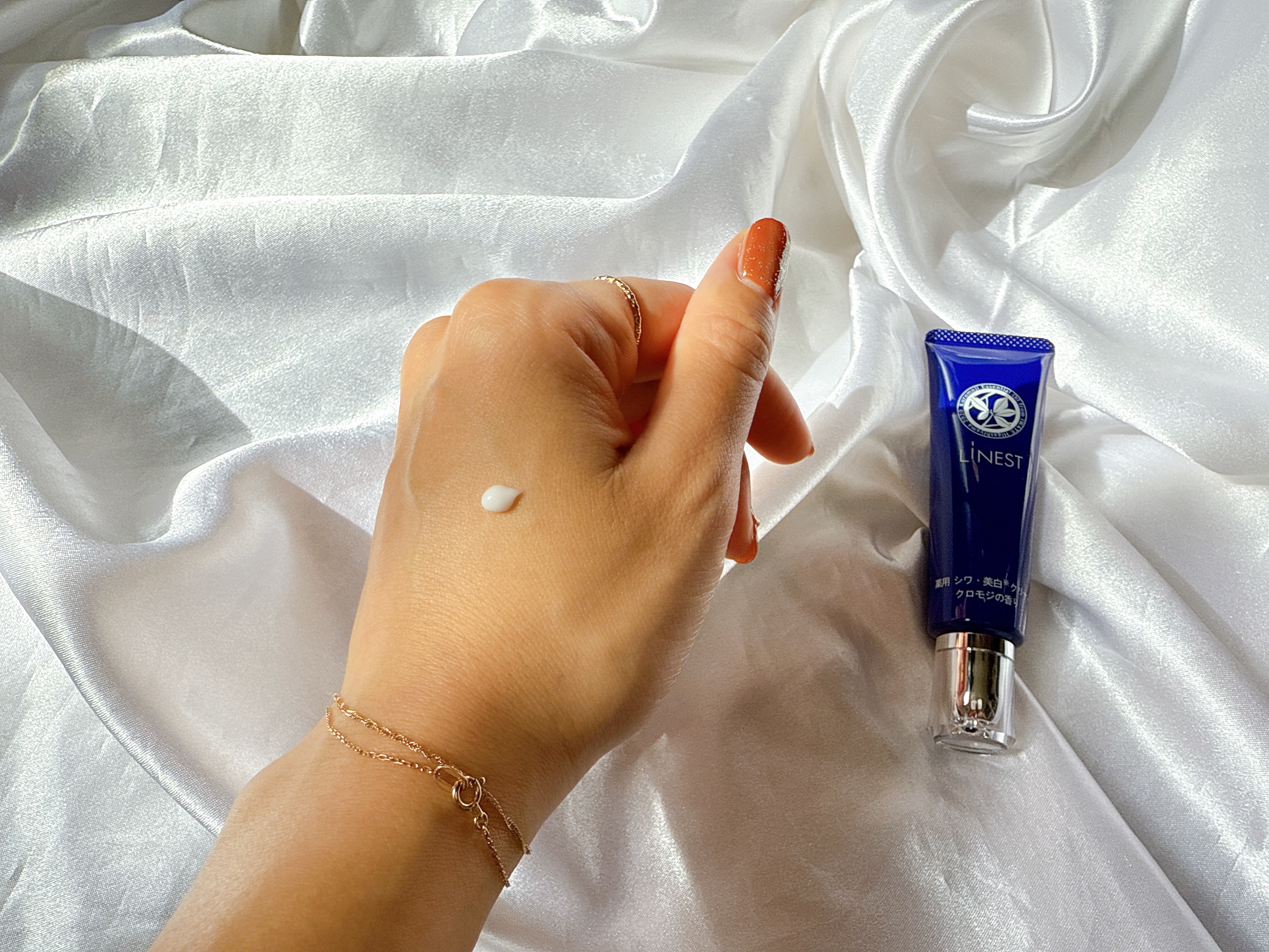薬用リネスト シワ美白クリーム クロモジの香り/LiNEST/フェイスクリームを使ったクチコミ（2枚目）