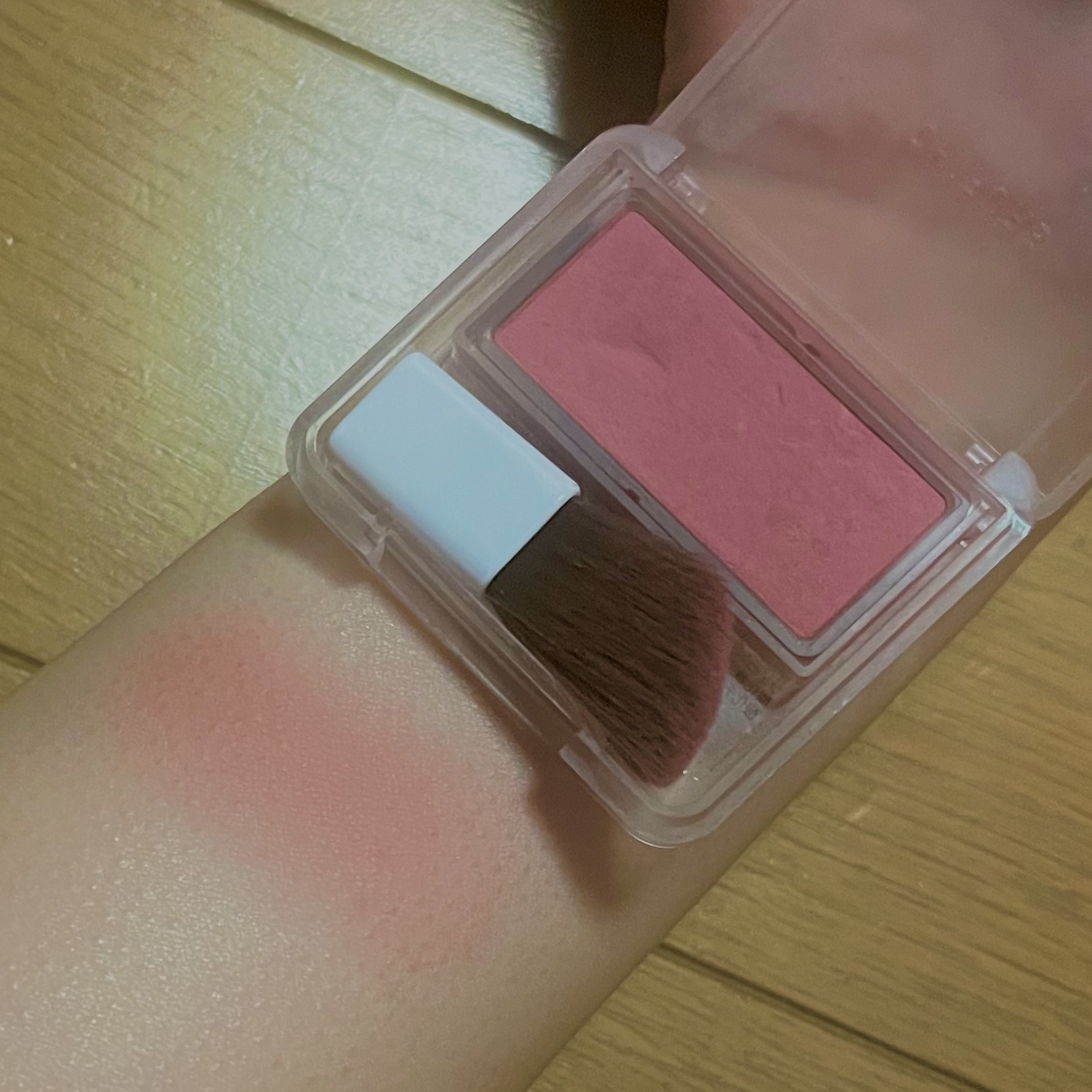 パウダー チーク/ちふれ/パウダーチークを使ったクチコミ（2枚目）