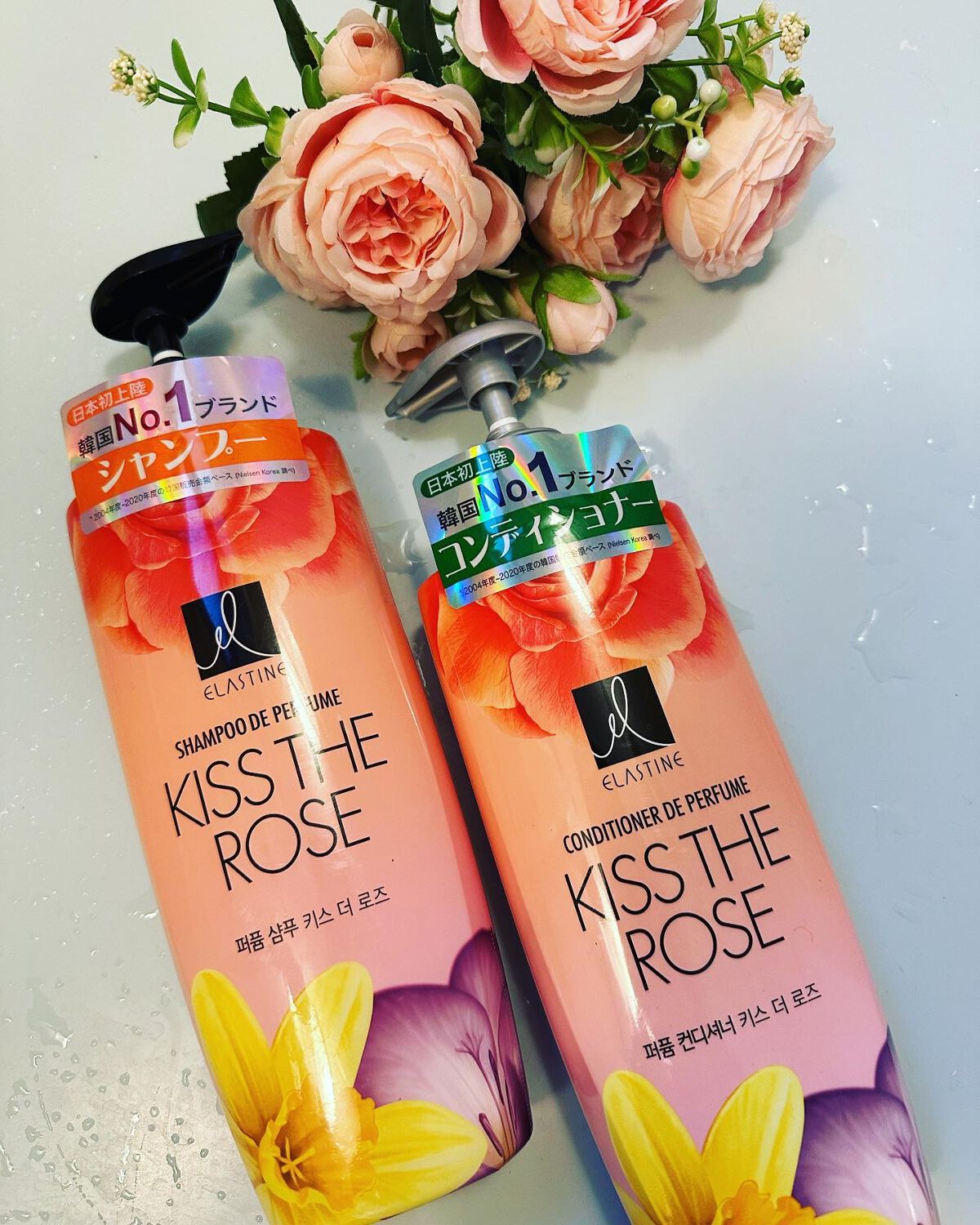 パフュームシャンプー＆コンディショナー/エラスチン/シャンプー・コンディショナーを使ったクチコミ（1枚目）