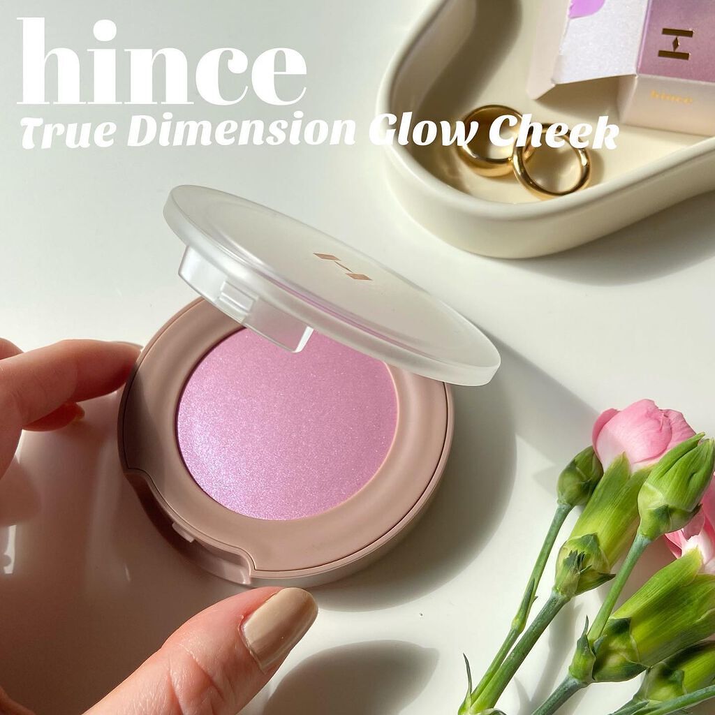 トゥルーディメンショングロウチーク/hince/パウダーチークを使ったクチコミ（1枚目）