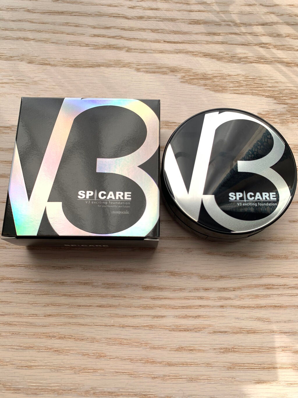 V3 エキサイティングファンデーション/SPICARE/クッションファンデーションを使ったクチコミ(1枚目)