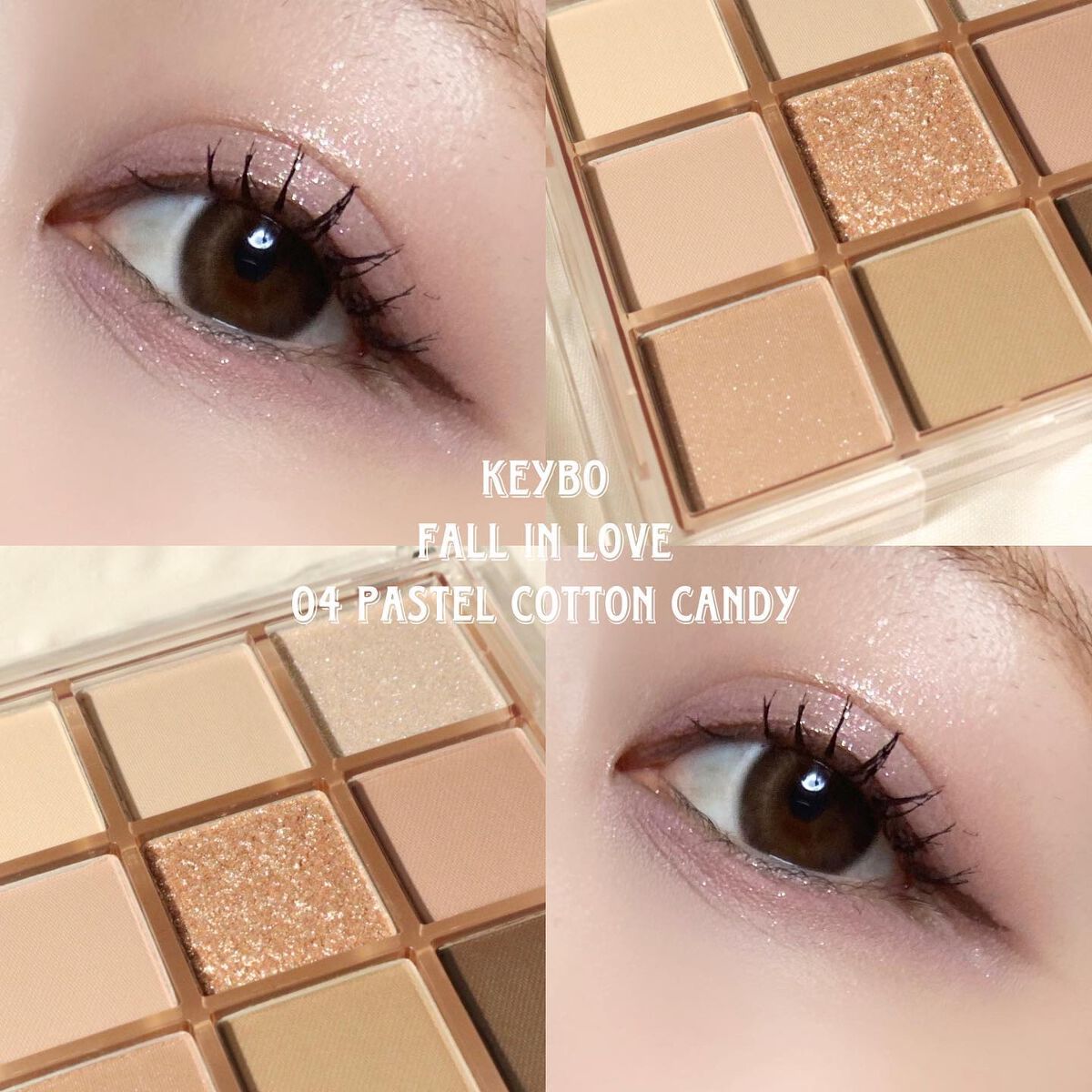 KEYBO FALL IN LOVE SHADOW PALETTE/keybo/アイシャドウパレットを使ったクチコミ（1枚目）
