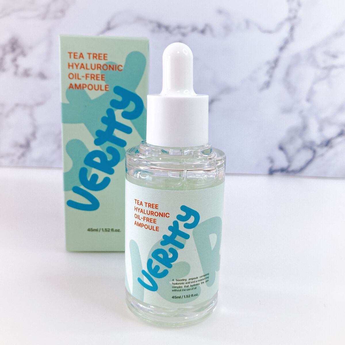 ティーツリーヒアルロン酸オイルフリーアンプル/Vertty/美容液を使ったクチコミ(5枚目)