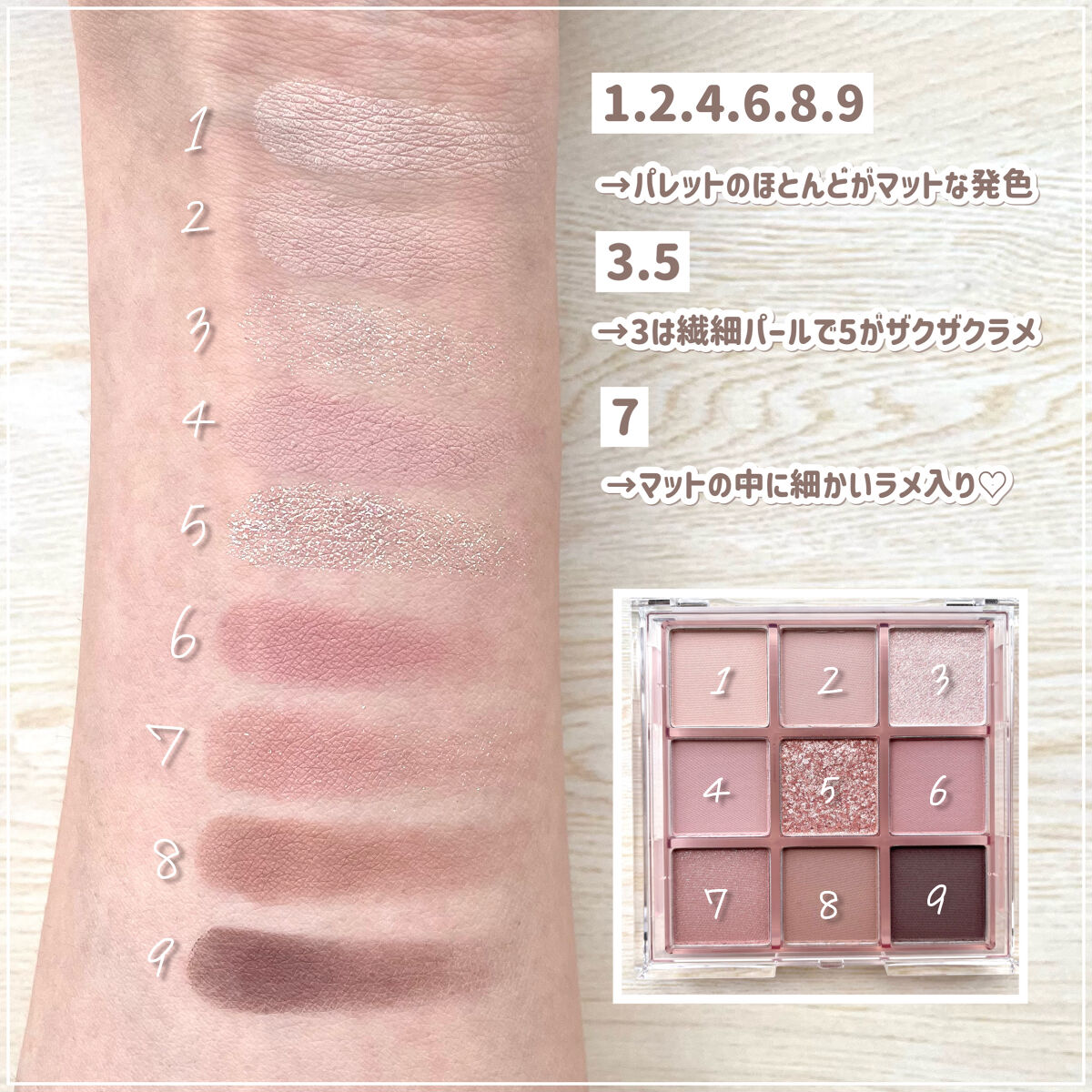 KEYBO FALL IN LOVE SHADOW PALETTE/keybo/アイシャドウパレットを使ったクチコミ（3枚目）