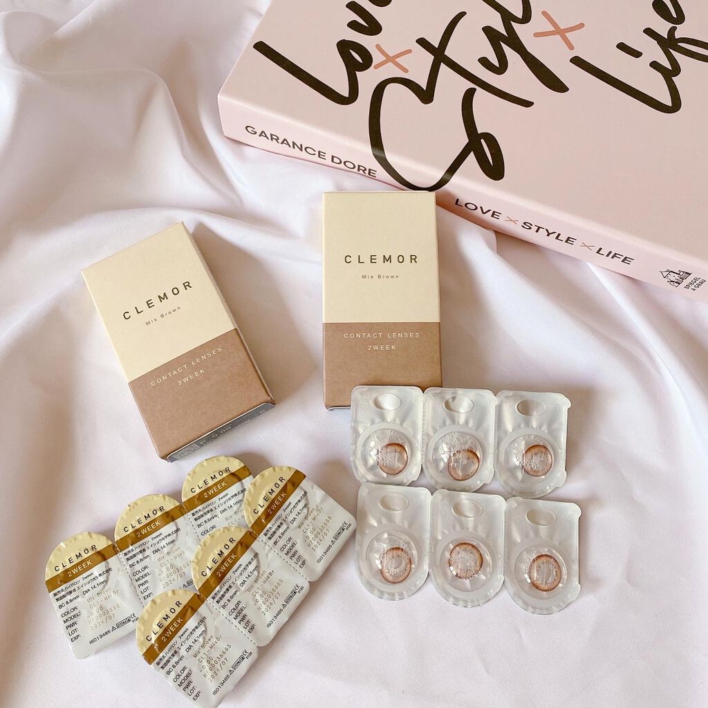 クリアレンズ クレモール クリア2week /CLEMOR/2週間(2WEEKS)カラコンを使ったクチコミ(2枚目)