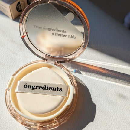 スキンバリアグロウカバークッション/Ongredients/クッションファンデーションを使ったクチコミ(4枚目)