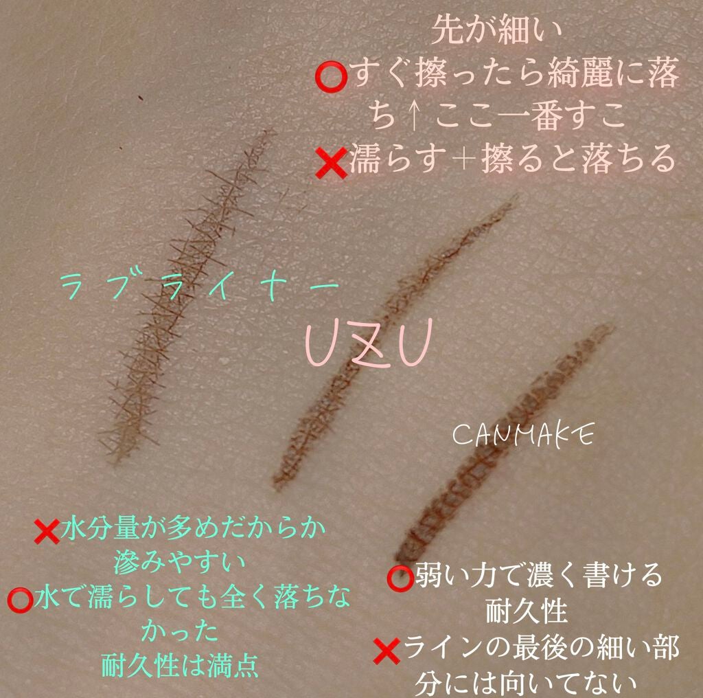 ラブ・ライナー リキッドアイライナーR3/ラブ・ライナー/リキッドアイライナーを使ったクチコミ(3枚目)