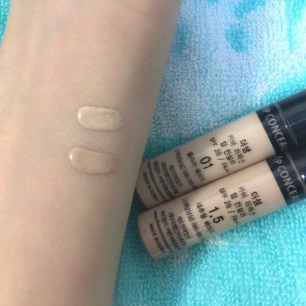 カバーパーフェクション チップコンシーラー/the SAEM/リキッドコンシーラーを使ったクチコミ(2枚目)