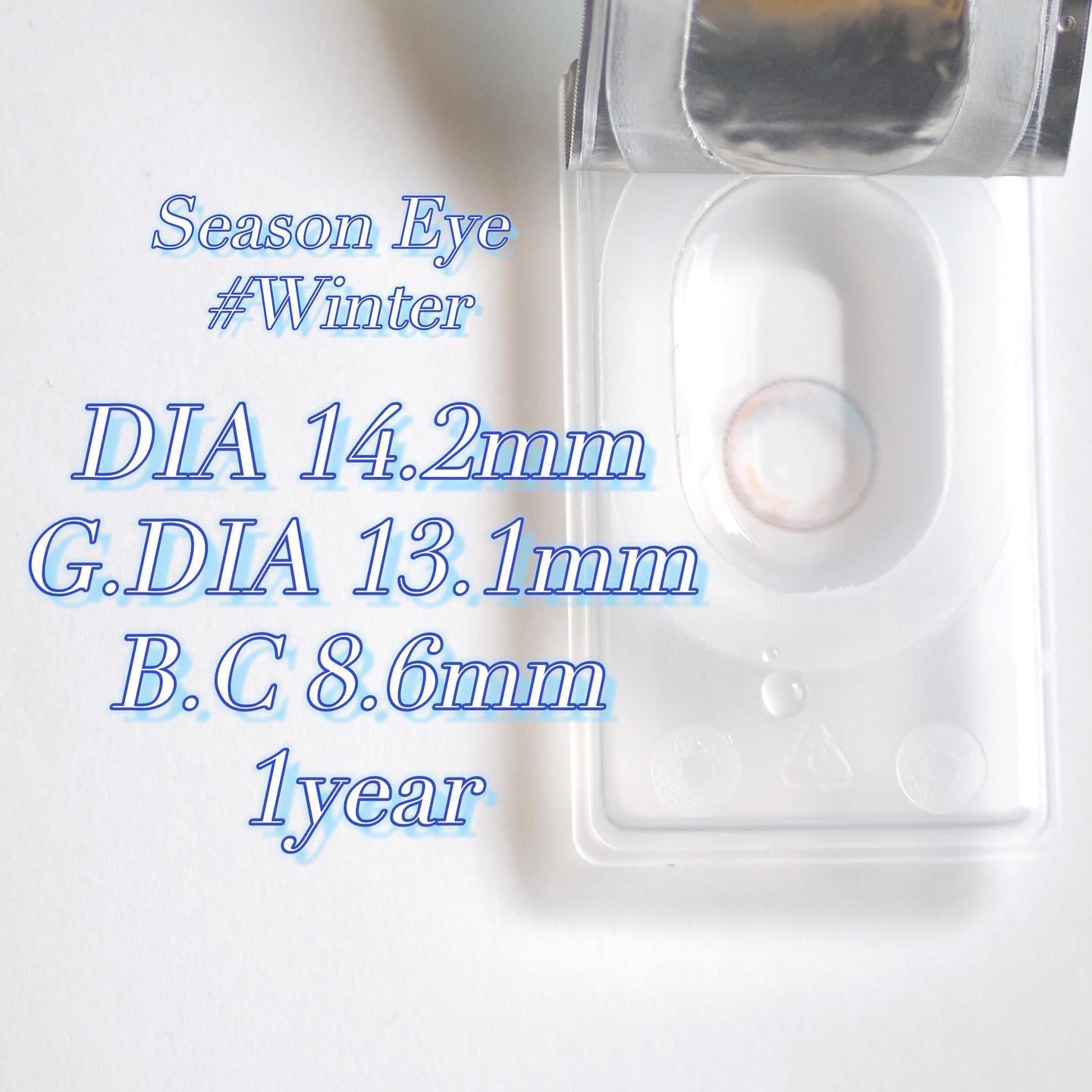 i-shaアイシャ Season Eye ウインター/蜜のレンズ/カラーコンタクトレンズを使ったクチコミ（2枚目）