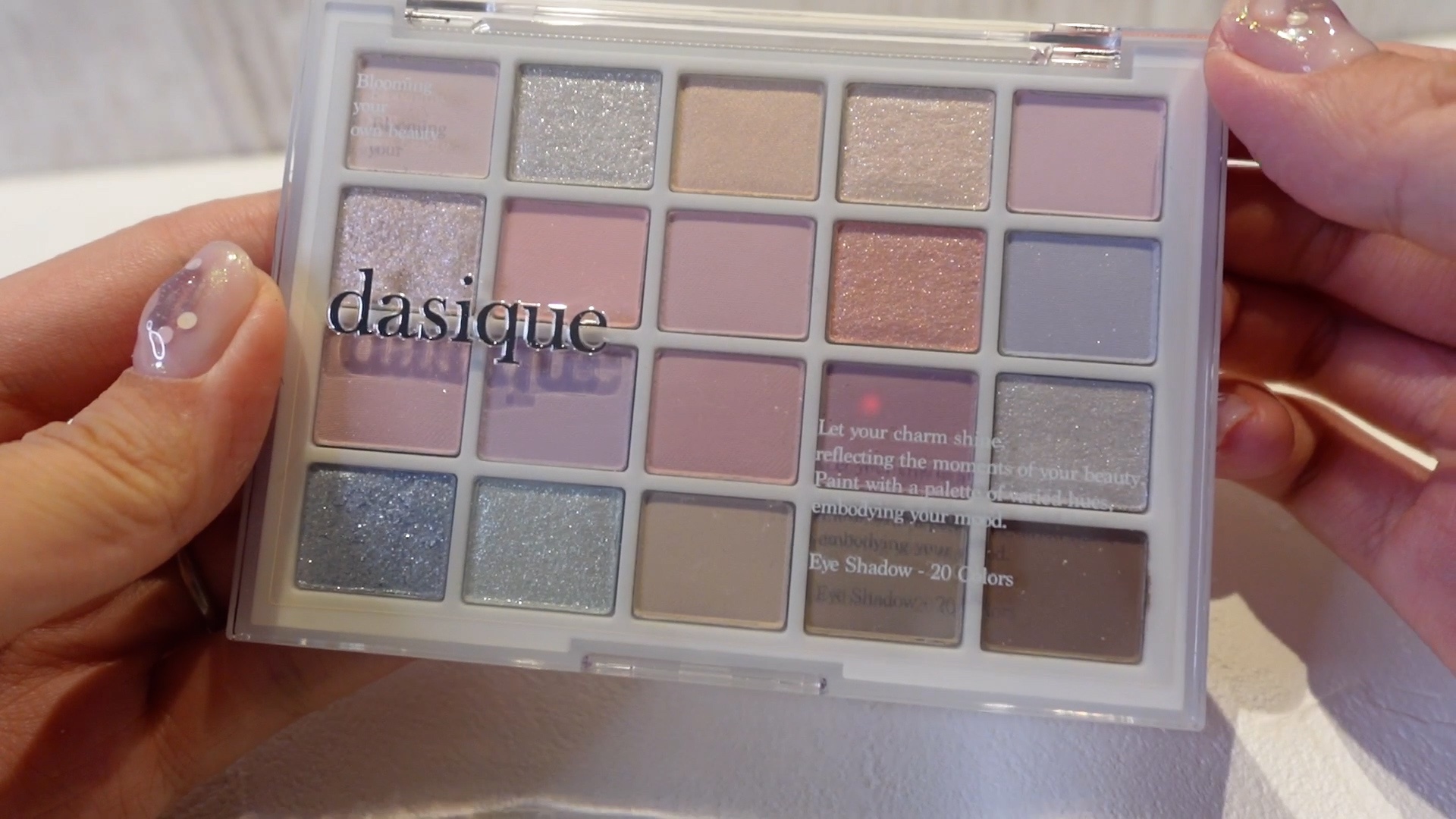 ムードシャドウパレット 05 コットンパウダー/dasique/アイシャドウパレットを使ったクチコミ（2枚目）