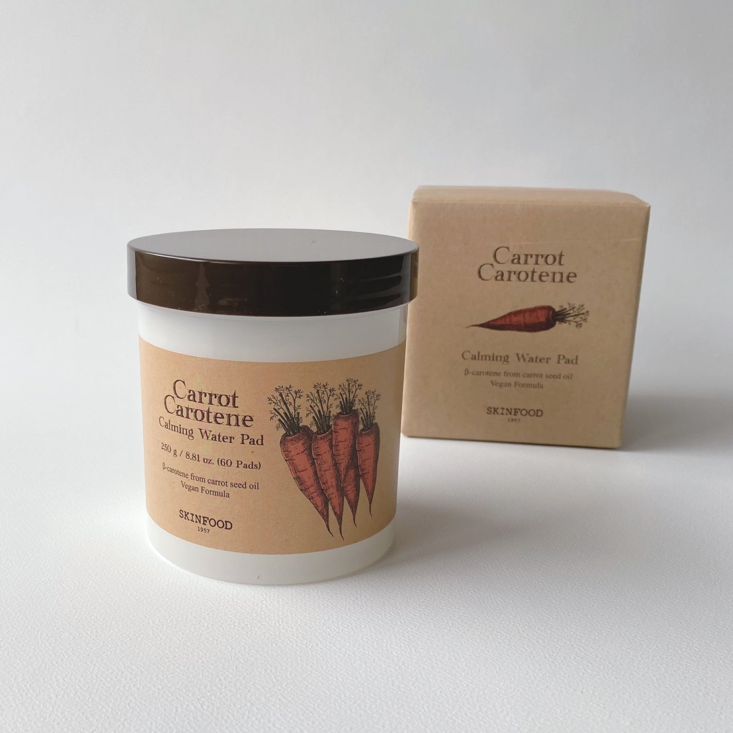 キャロットカロテン カーミングウォーターパッド/SKINFOOD/トナーパッドを使ったクチコミ(1枚目)