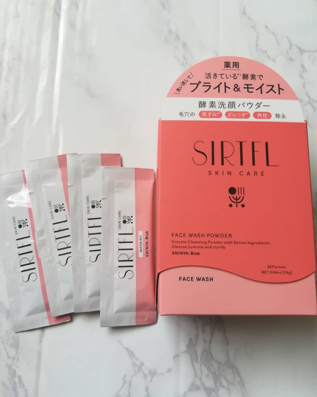 ブライト酵素洗顔パウダー/SIRTFL/洗顔パウダーを使ったクチコミ（1枚目）