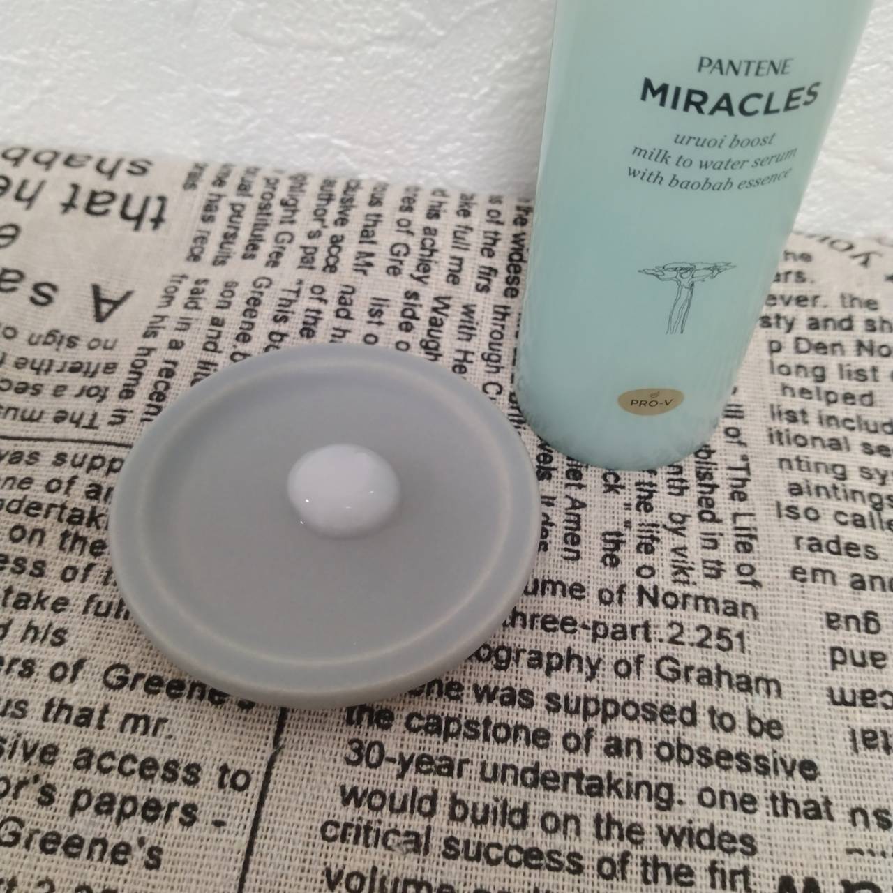 ミラクルズ うるおいブーストミルクウォーターセラム/パンテーン/アウトバストリートメントを使ったクチコミ（2枚目）