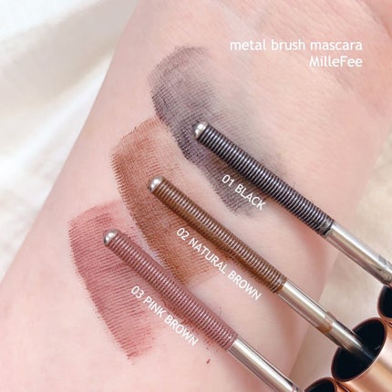 メタルブラシマスカラ/MilleFée/マスカラを使ったクチコミ(2枚目)