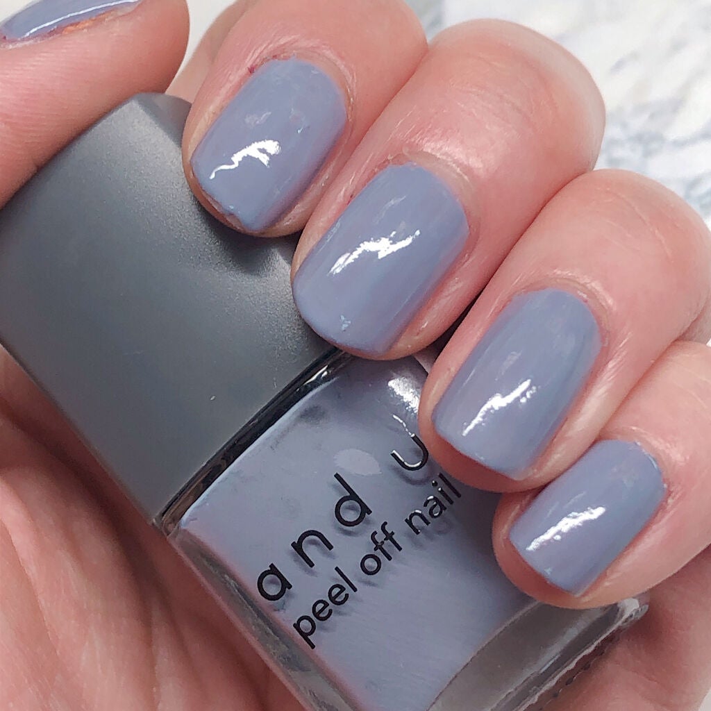 and U ピールオフマニキュア/3COINS/マニキュアを使ったクチコミ(4枚目)