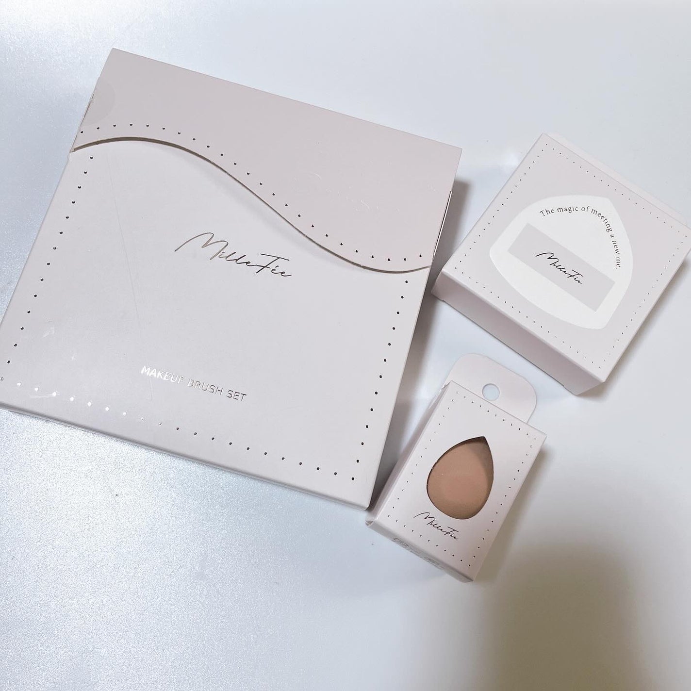 フェアリーメイクアップブラシセット/MilleFée/メイクブラシを使ったクチコミ(3枚目)