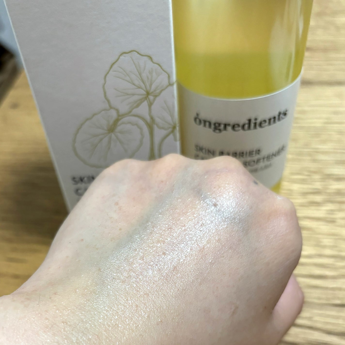 オングリディエンツ スキンバリアカーミングソフナー/Ongredients/化粧水を使ったクチコミ(3枚目)