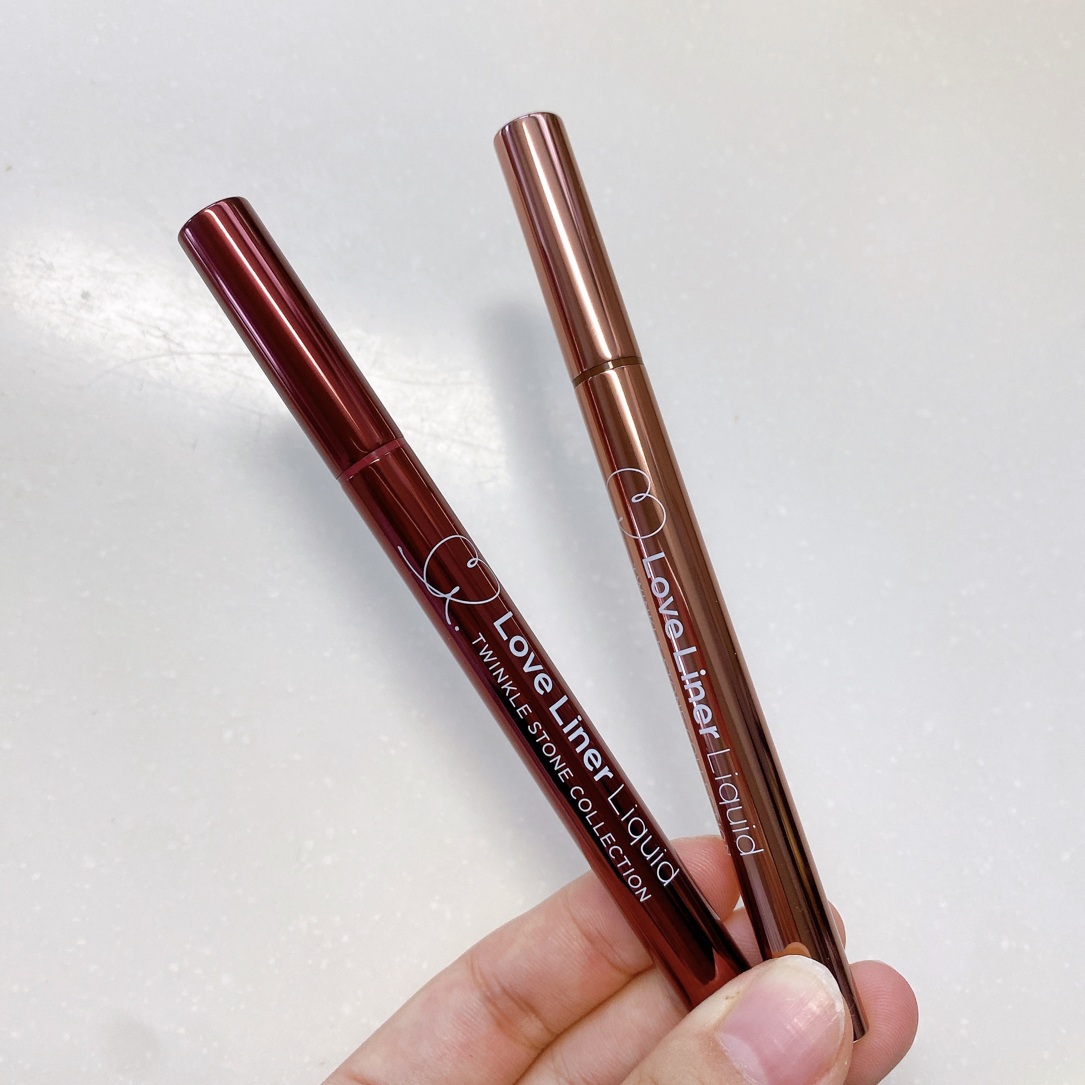 ラブ・ライナー リキッドアイライナーR4 トゥインクルストーンコレクション ガーネットブラウン/ラブ・ライナー/リキッドアイライナーを使ったクチコミ（2枚目）