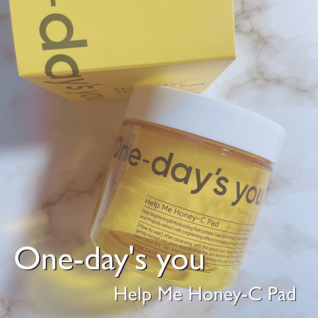 ヘルプミー! ハニーCパッド/One-day's you/トナーパッドを使ったクチコミ（1枚目）