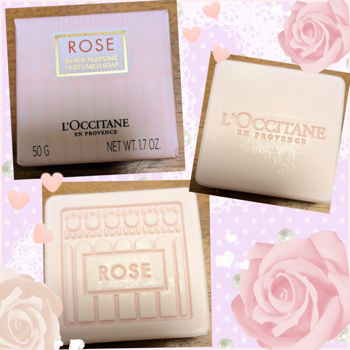 ローズ ソープ/L'OCCITANE/ボディ石鹸を使ったクチコミ（1枚目）
