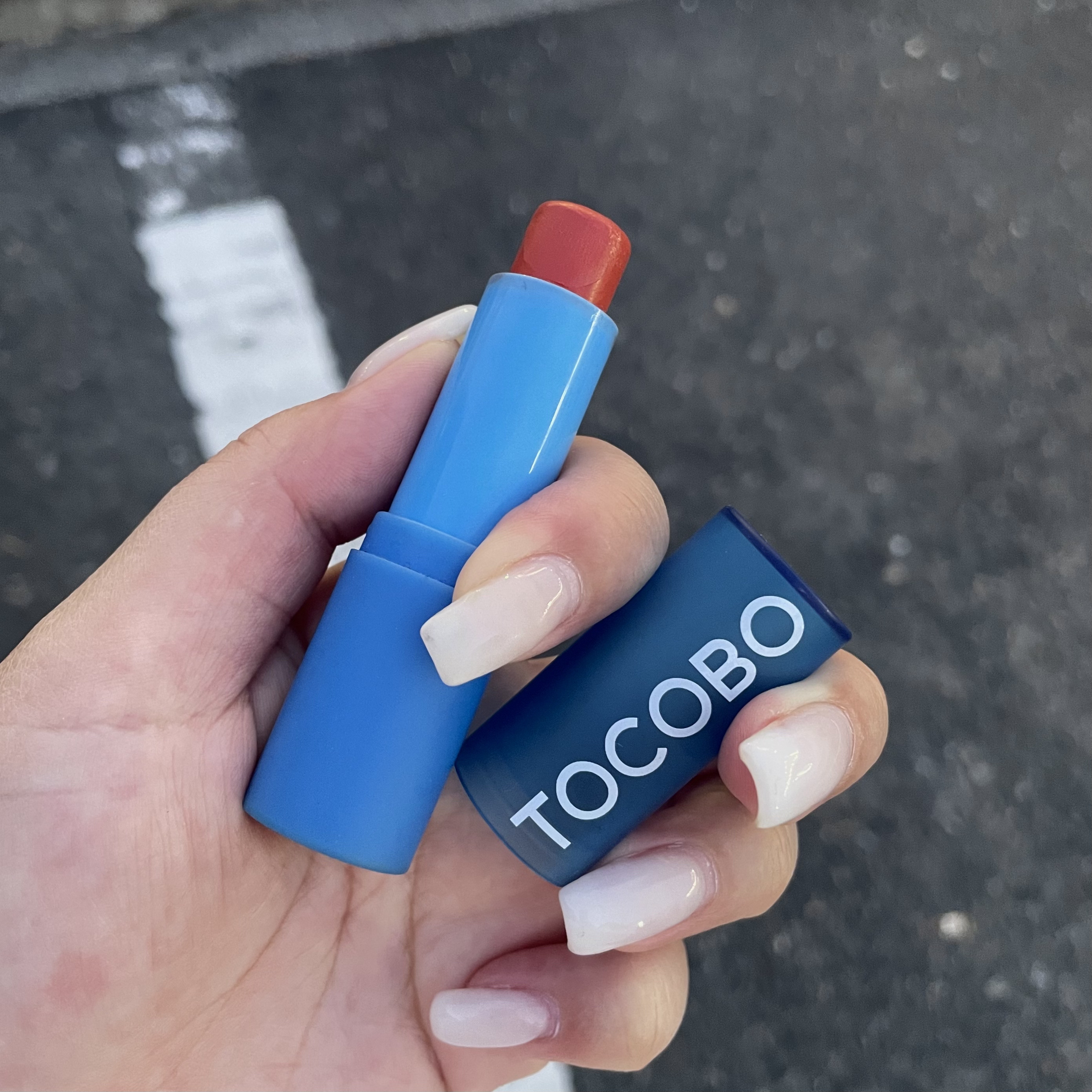 パウダークリームリップバーム/TOCOBO/リップバームを使ったクチコミ（1枚目）