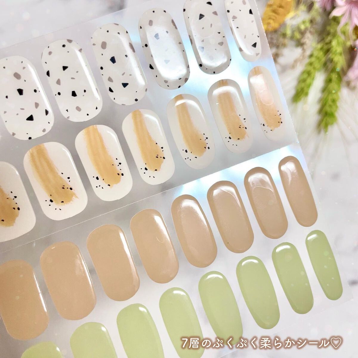 EDGEU ジェルネイルシール/EDGEU/ネイルシールを使ったクチコミ(4枚目)