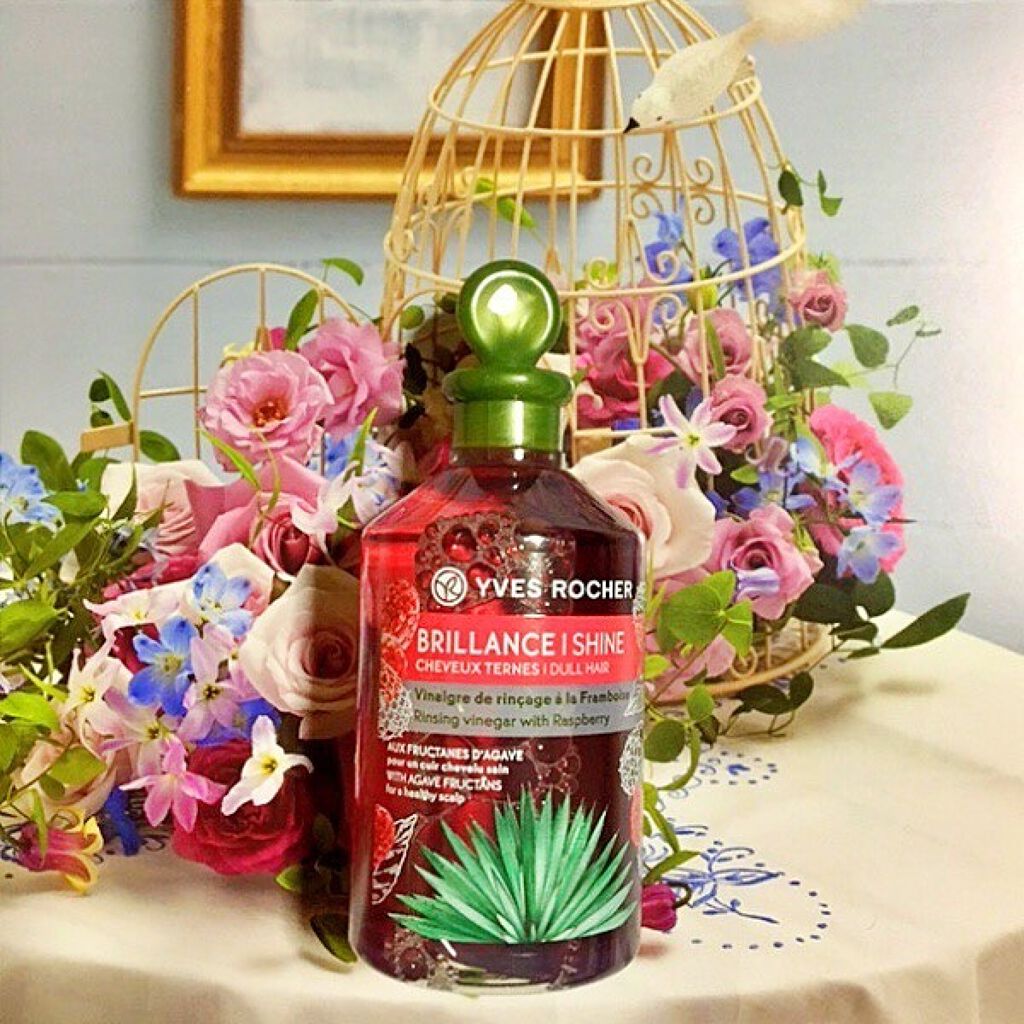 リンシングビネガー シルキーシャイン さらキララズベリー/イヴ・ロシェ/洗い流すヘアトリートメントを使ったクチコミ(2枚目)