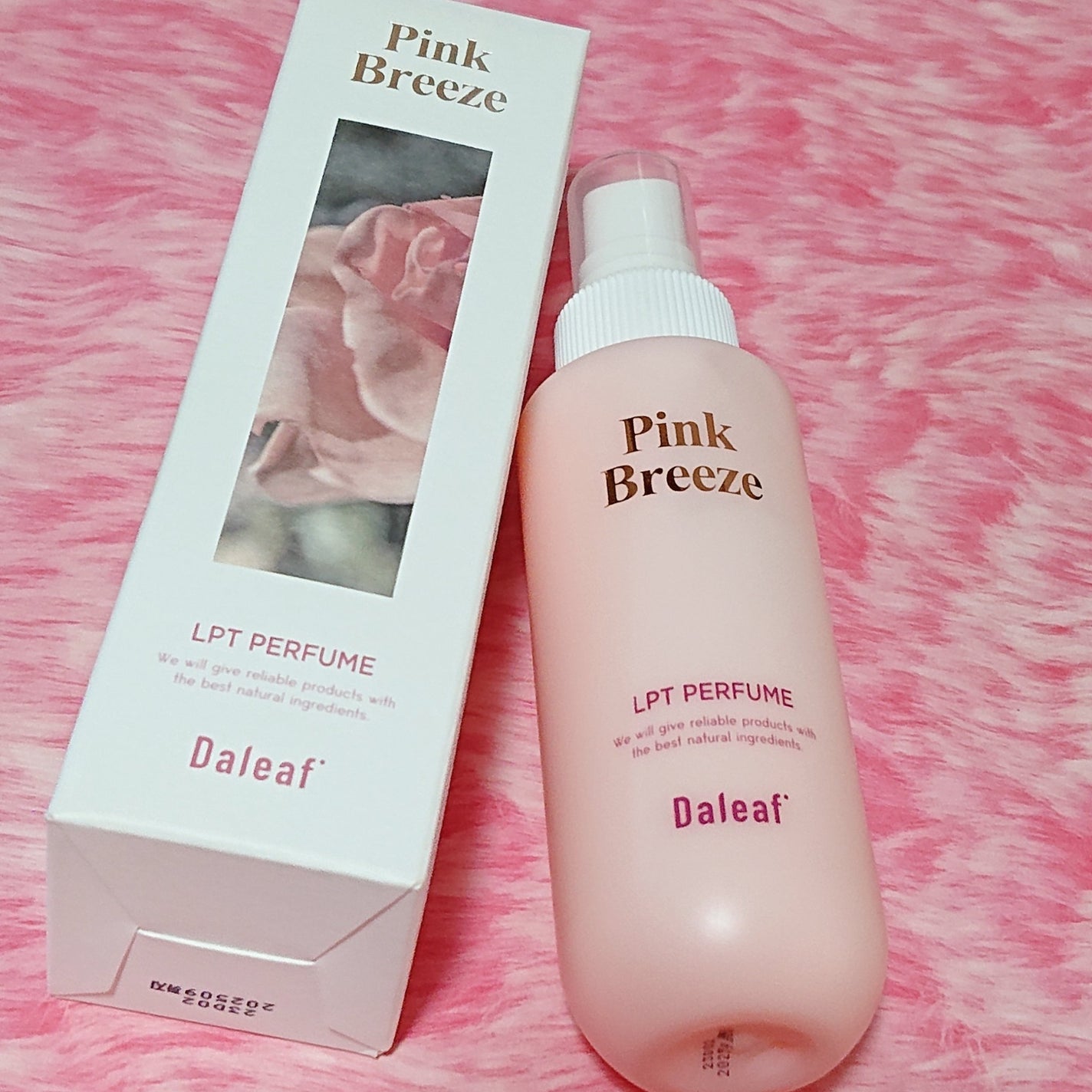 パフュームヘアパックインミスト Pink Breeze/Daleaf/アウトバストリートメントを使ったクチコミ(3枚目)