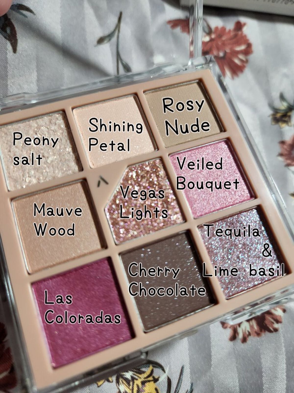 グリッターペディアアイパレット/unleashia/アイシャドウパレットを使ったクチコミ(3枚目)