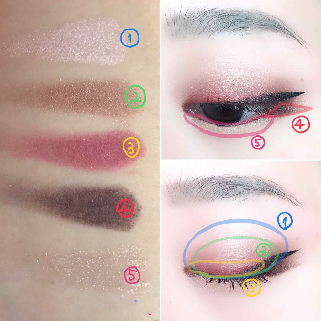 ショコラスウィート アイズ/リンメル ロンドン/アイシャドウパレットを使ったクチコミ（2枚目）